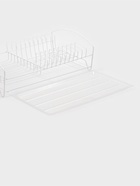 Сушилка для тарелок и кружек с поддоном, 39×25×12 см, белая - Фото 7