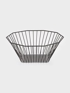 Корзинка - ваза для фруктов «Квадраты», 29×11.5 см, чёрная - фото 14998990