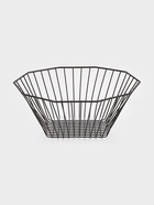 Корзинка - ваза для фруктов «Квадраты», 29×11.5 см, чёрная - Фото 3