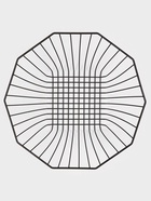 Корзинка - ваза для фруктов «Квадраты», 29×11.5 см, чёрная - фото 14998993