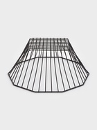 Корзинка - ваза для фруктов «Квадраты», 29×11.5 см, чёрная - фото 14998994