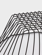 Корзинка - ваза для фруктов «Квадраты», 29×11.5 см, чёрная - фото 14998995