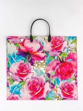 Пакет «Матисс», полиэтиленовый с пластиковой ручкой, 38×34 + 3 см, 90 мкм (10 шт)