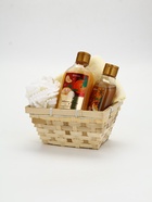 Подарочный набор новогодний в корзине, гель для душа, пена для ванны, мочалка и полотенце, URAL LAB - фото 809398642