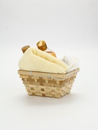 Подарочный набор новогодний в корзине, гель для душа, пена для ванны, мочалка и полотенце, URAL LAB - фото 809398643