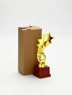 Наградная фигура «4 звезды», подставка пластик - фото 63634769