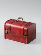 УЦЕНКА Набор шкатулок для украшений дерево «Сундук. Винтаж», 3 шт.: 10.5×7.5×7.5 см; 17×9.5×10 см; 19.5×13×13 см 382 - Фото 9