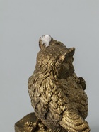 УЦЕНКА Фигурка «Филин на книгах», под состаренное золото, 11×7×7 см 10971028