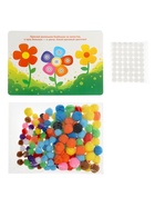 Развивающая книга с бомбошками, 133 липучки - фото 809381054