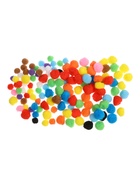 Развивающая книга с бомбошками, 133 липучки - фото 809381059