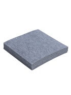 Ковролин самоклеящийся для пола и для стен, 300×300 мм, цвет светло – серый, 10 шт. - Фото 10