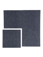 Ковролин самоклеящийся для пола и для стен, 30×30 см, цвет тёмно – серый - фото 23281981