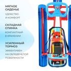 УЦЕНКА Снегокат «Тимка спорт 4-1» Sportcar, со спинкой, красный, синий, ТС4-1/SC2 Nika Kids - Фото 5