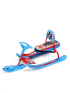 УЦЕНКА Снегокат «Тимка спорт 4-1» Sportcar, со спинкой, красный, синий, ТС4-1/SC2 Nika Kids - Фото 6