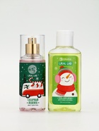 Подарочный набор новогодний «Снеговичок», гель для душа 100 мл и мист для тела, URAL LAB 10880676