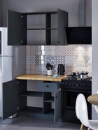 УЦЕНКА Кухонный гарнитур Поинт Графит 1000*600 - Фото 4