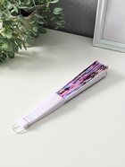 Веер складной «Бабочки и цветы на леопарде», 23 см, МИКС 4301249