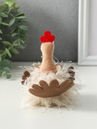 Фигурка «Пушистая курочка», длинные ножки, 7×5×17 см 10905202