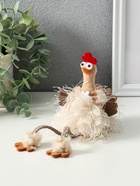 Фигурка «Пушистая курочка», длинные ножки, 7×5×17 см 10905202