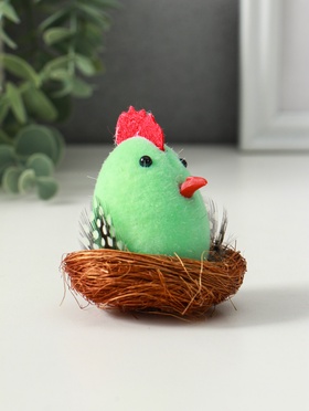 Фигурка пасхальная «Цыплёнок в гнезде», 5×5×7.5 см