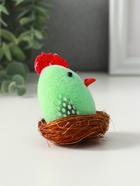 Фигурка пасхальная «Цыплёнок в гнезде», 5?5?7.5 см (комплект 2 шт) - фото 63634974