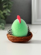 Фигурка пасхальная «Цыплёнок в гнезде», 5?5?7.5 см (комплект 2 шт) - фото 63634975