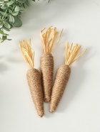 Набор фигурок пасхальных «Морковка из джута», 3 шт., 2.2×2.2×14 см 10914075