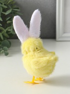 Фигурка пасхальная «Цыплёнок с зайчьими ушками», 5×6.5×12.5 см, МИКС 10914076