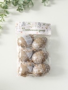 Набор фигурок пасхальных «Крашенные яички с белыми узорами», 6 шт., 4×4×6 см - Фото 5