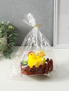 Фигурка пасхальная «Курочка с цыплятами на лужайке с забором», 12.5×12.5×8.5 см - фото 63635002