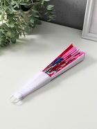 Веер складной «Ромашки и бабочки», широкие лопасти, 23 см, МИКС 10933335