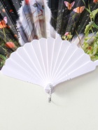 Веер складной «Кошечки и цветы», широкие лопасти, 23 см, МИКС - Фото 5