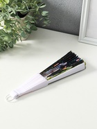 Веер складной «Кошечки и цветы», широкие лопасти, 23 см, МИКС - Фото 6