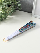 Веер складной «Россыпь цветов», широкие лопасти, 23 см, МИКС 10933338