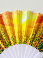 Веер складной «Подсолнухи», широкие лопасти, 23 см, МИКС 10933339