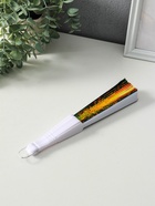 Веер складной «Подсолнухи», широкие лопасти, 23 см, МИКС 10933339