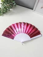 Веер складной «Олени», широкие лопасти, 23 см, МИКС 10933341