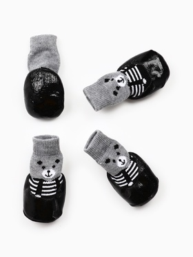 Носки с прорезиненной подошвой 