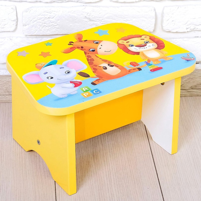 УЦЕНКА Стул-подставка для умывания детский «Игрушки» 340×230×196 - Фото 1