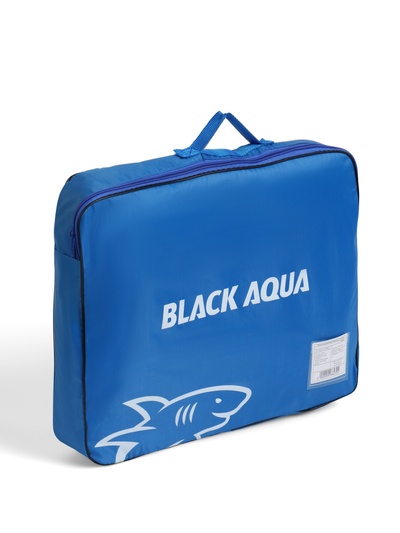 Коньки детские раздвижные BlackAqua, р. 31-34, для фитнеса, синие, зелёные