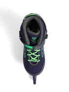 Коньки раздвижные BlackAqua, р. 39-42, для фитнеса, синие, зелёные 10964181