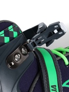 Коньки раздвижные BlackAqua, р. 39-42, для фитнеса, синие, зелёные 10964181