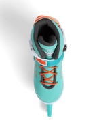 Коньки детские раздвижные BlackAqua, р. 27-30, для фитнеса, мятные, оранжевые 10964182