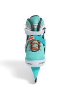 Коньки раздвижные BlackAqua, р. 35-38, для фитнеса, мятные, оранжевые 10964184