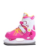 Коньки раздвижные BlackAqua, р. 35-38, для фитнеса, с роликовой платформой, цвет фуксия 10964186