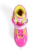 Коньки раздвижные BlackAqua, р. 35-38, для фитнеса, с роликовой платформой, цвет фуксия 10964186