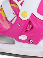 Коньки раздвижные BlackAqua, р. 39-42, для фитнеса, с роликовой платформой, цвет фуксия 10964187