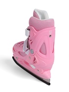 Коньки детские раздвижные BlackAqua, р. 30-33, для фитнеса, розовые 10964189