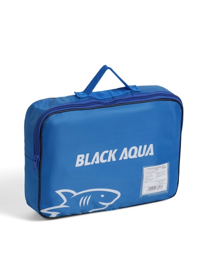 Коньки детские раздвижные BlackAqua, р. 30-33, для фитнеса, синие
