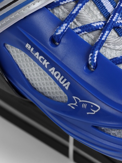 Коньки детские раздвижные BlackAqua, р. 30-33, для фитнеса, синие